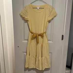 Women's yellow dress